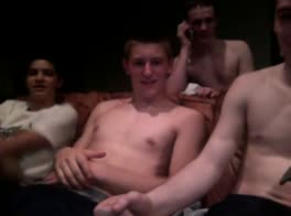 Straight boys put on a show